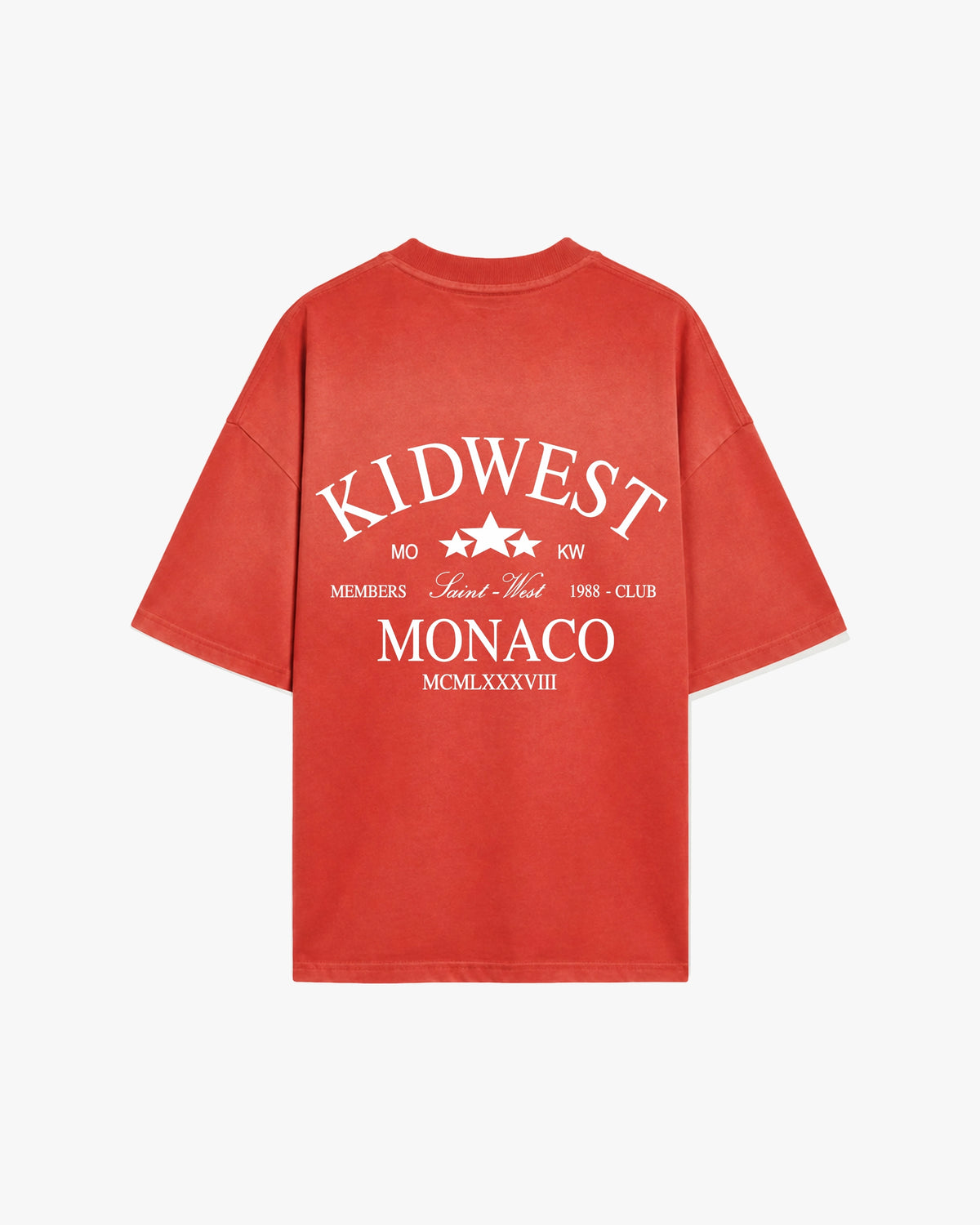 PRIVATE CLUB TEE - SUN FADED RED