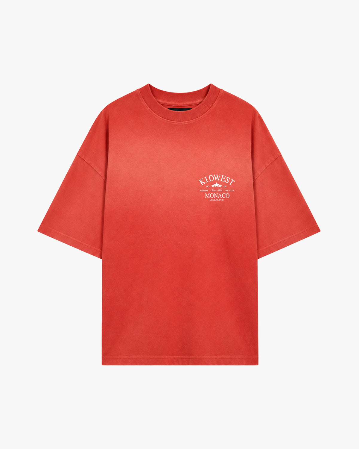 PRIVATE CLUB TEE - SUN FADED RED
