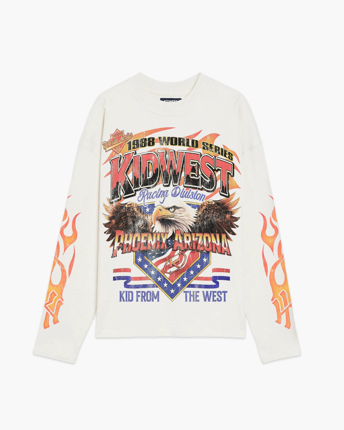 PHEONIX LONGSLEEVE - IVORY WHITE KID FROM THE WEST