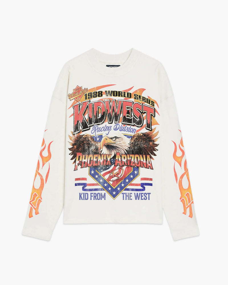 PHEONIX LONGSLEEVE - IVORY WHITE KID FROM THE WEST