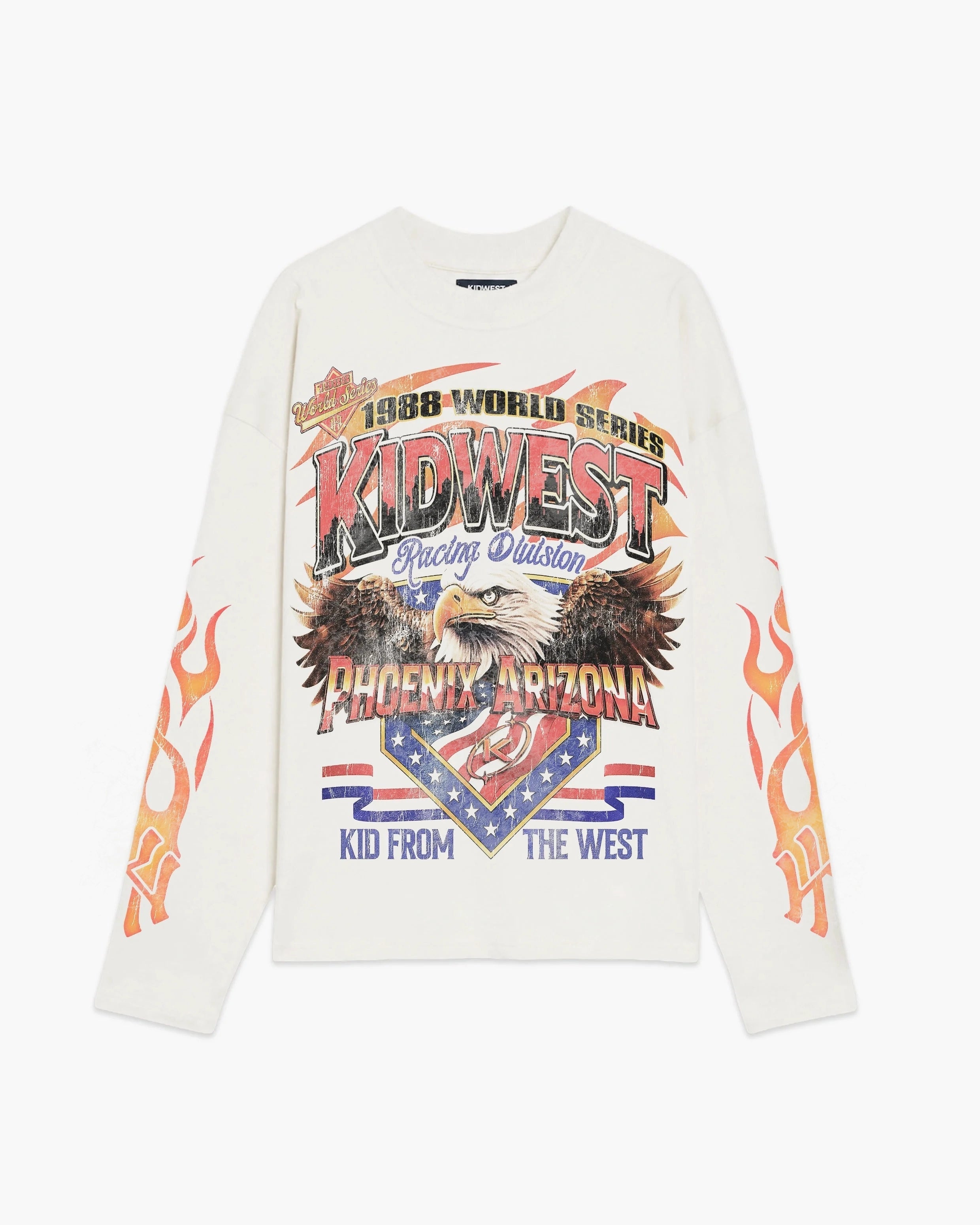 PHOENIX LONGSLEEVE - IVORY WHITE KID FROM THE WEST
