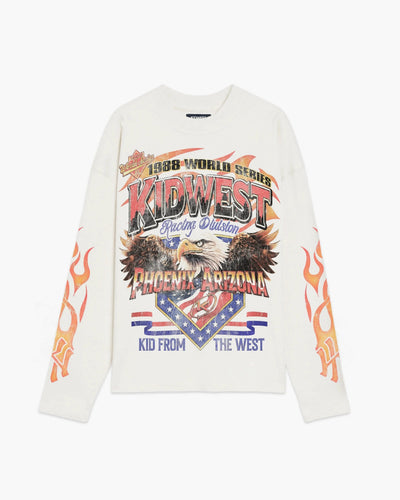 KIDWEST Phoenix Longsleeve in Ivory White – image 1 of 2