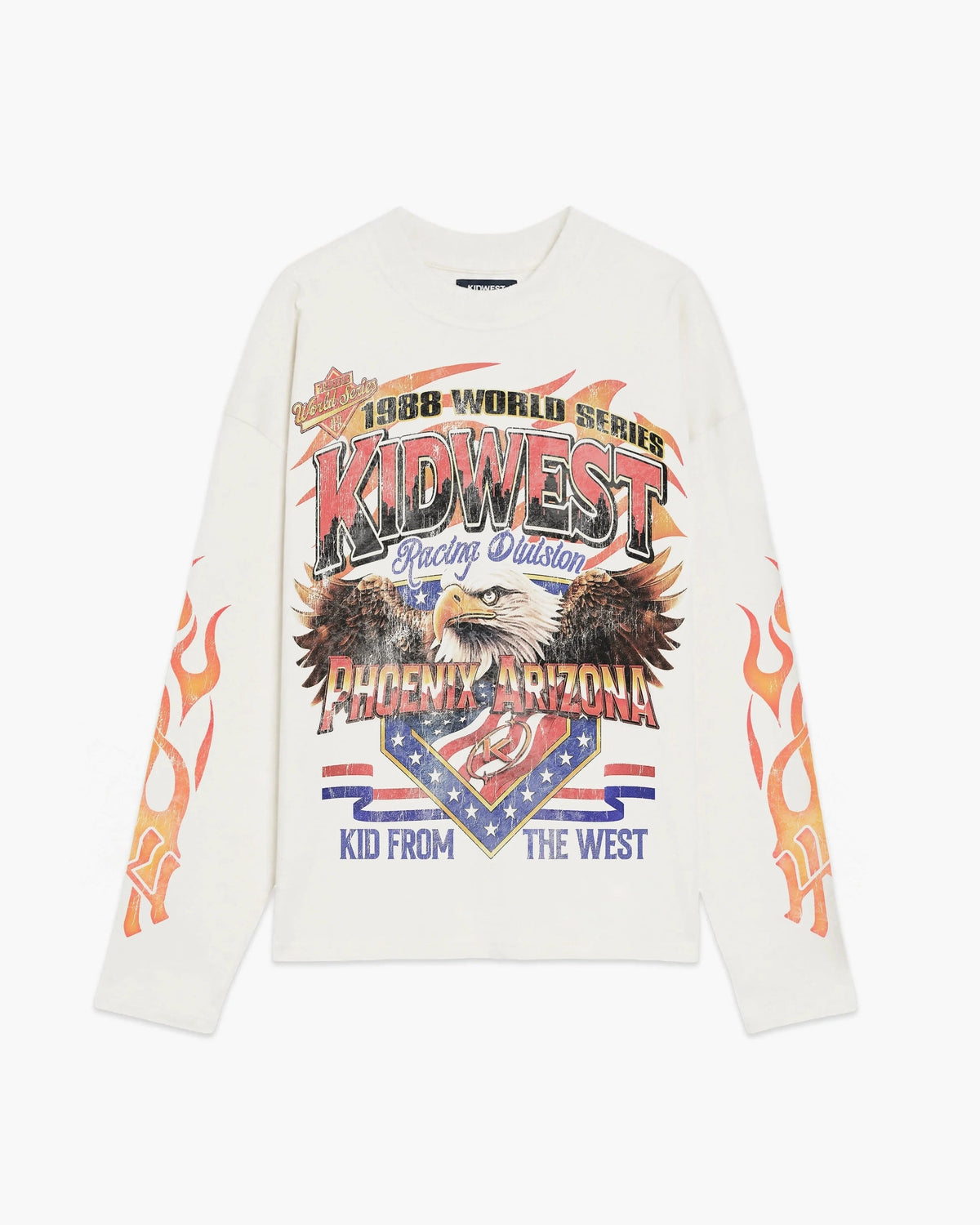 PHOENIX LONGSLEEVE - IVORY WHITE KID FROM THE WEST