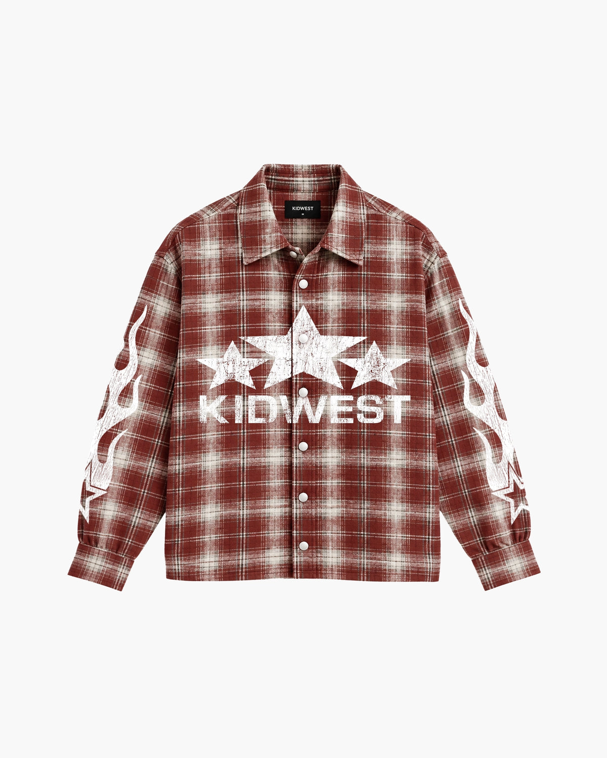 HIGHWAY STAR FLANNEL SHIRT - OXBLOOD PLAID