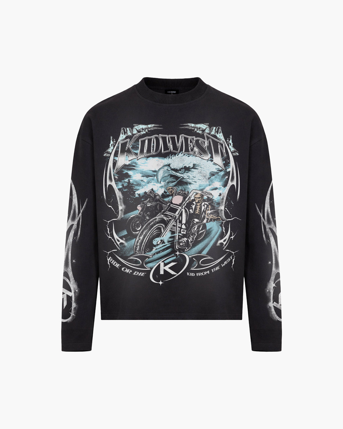 RIDE OR DIE LONGSLEEVE - VINTAGE BLACK KID FROM THE WEST