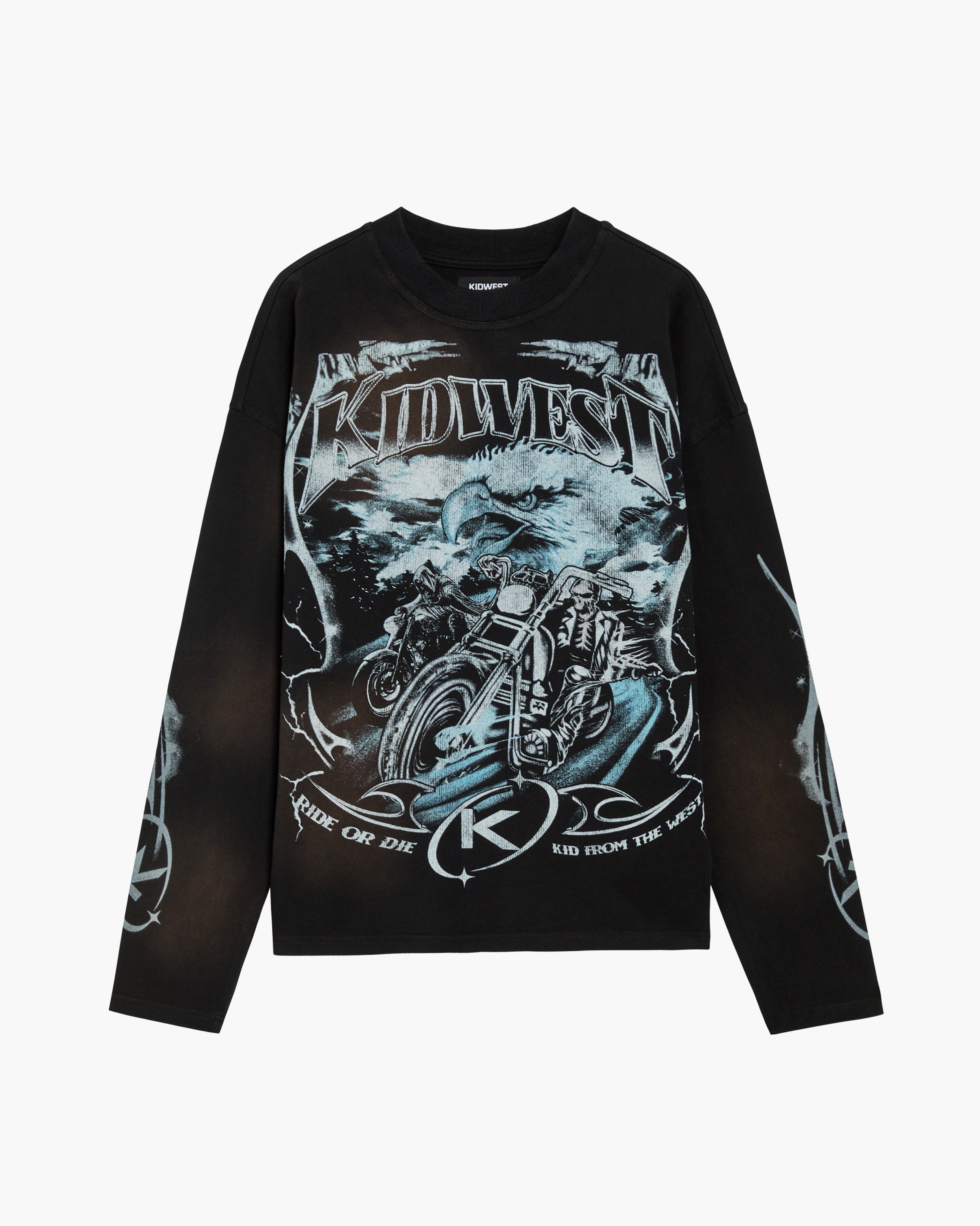RIDE OR DIE LONGSLEEVE - VINTAGE BLACK KID FROM THE WEST