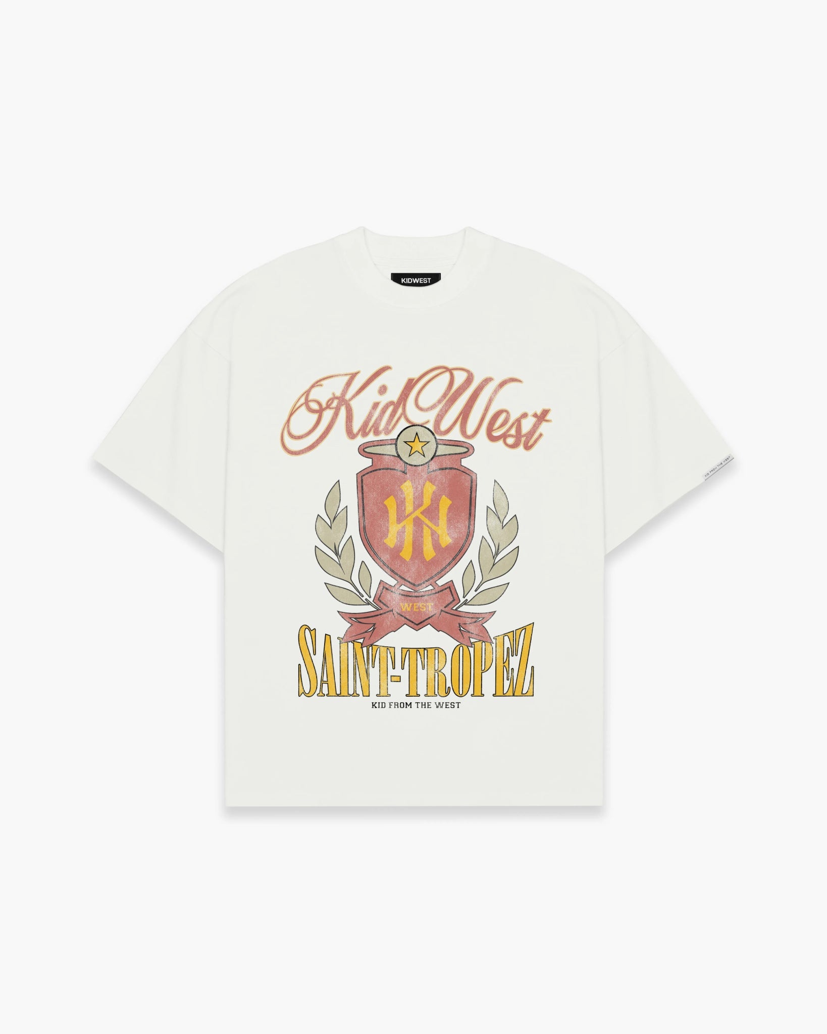 SAINT TROPEZ T - SHIRT - IVORY WHITE - KIDWESTClothing