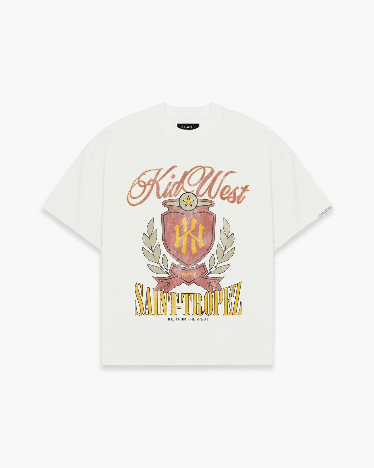 SAINT TROPEZ T - SHIRT - IVORY WHITE - KIDWESTClothing