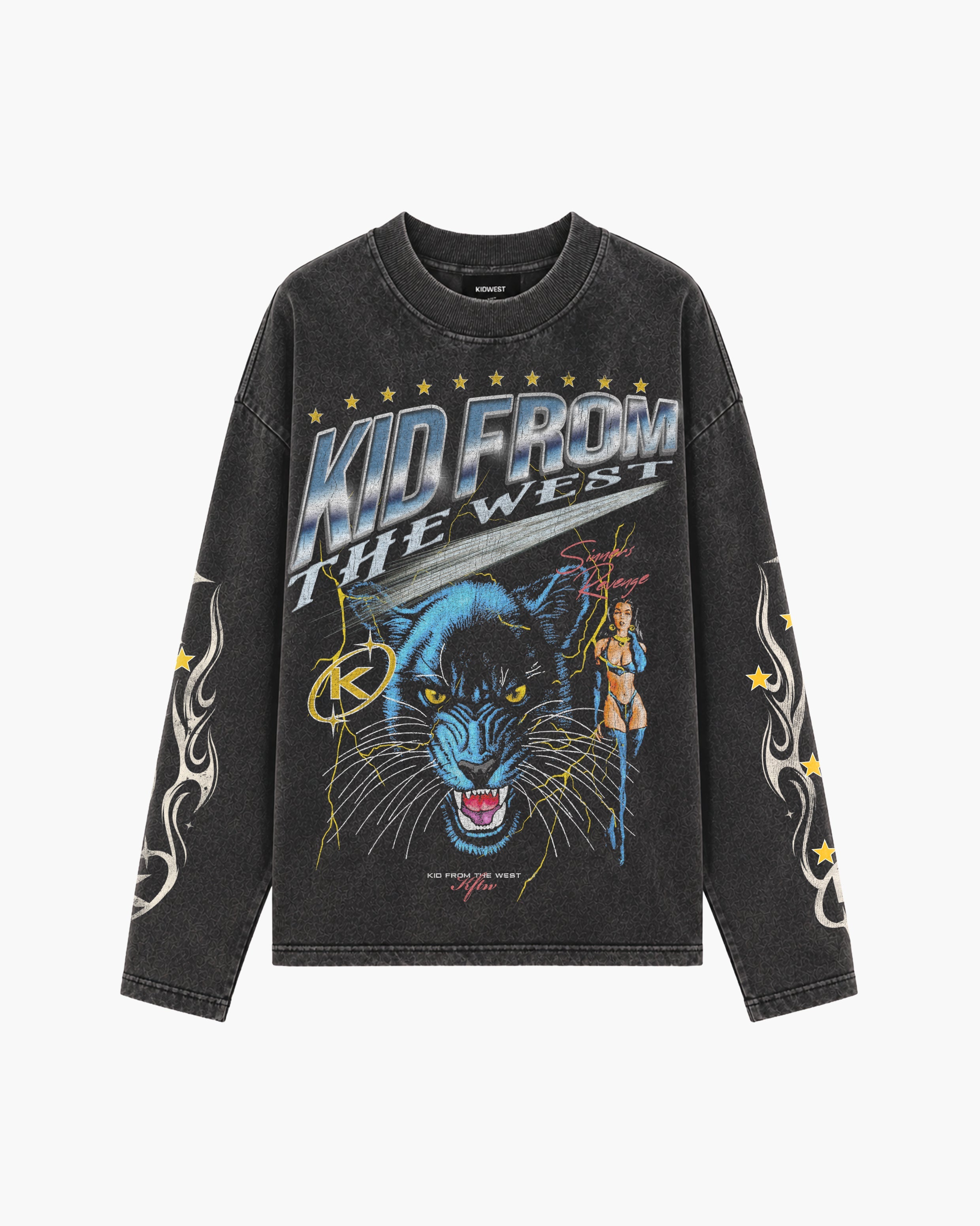 SINNERS REVENGE LONGSLEEVE - VINTAGE BLACK KID FROM THE WEST