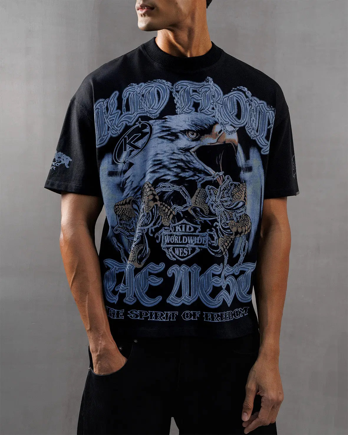 SPIRIT OF FREEDOM T-SHIRT - BLACK KIDWEST