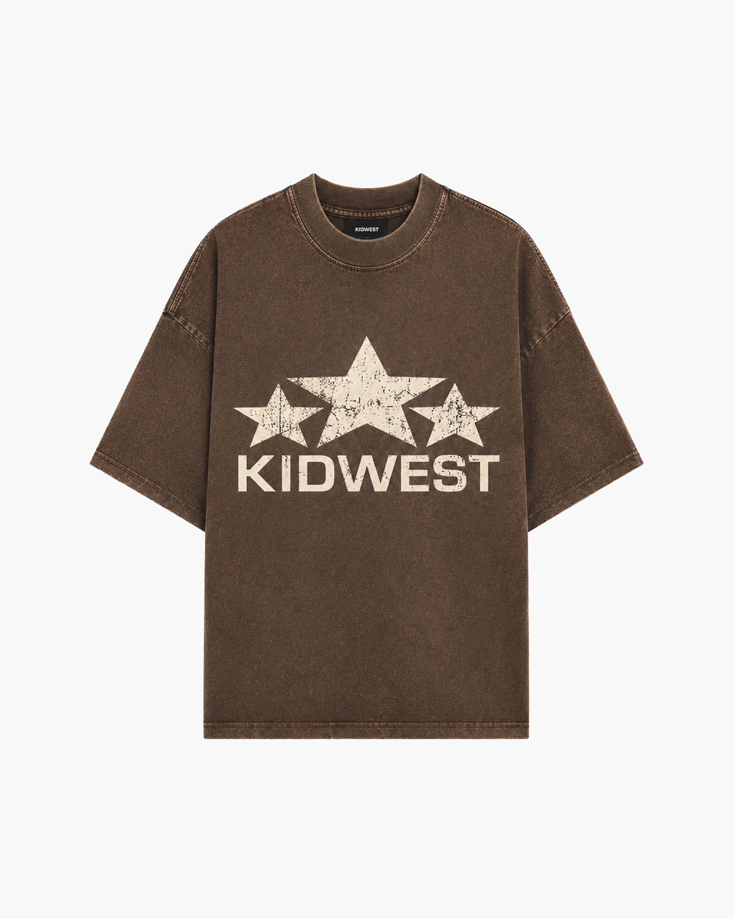 WESTSTARS T-SHIRT - WASHED BROWN KID FROM THE WEST
