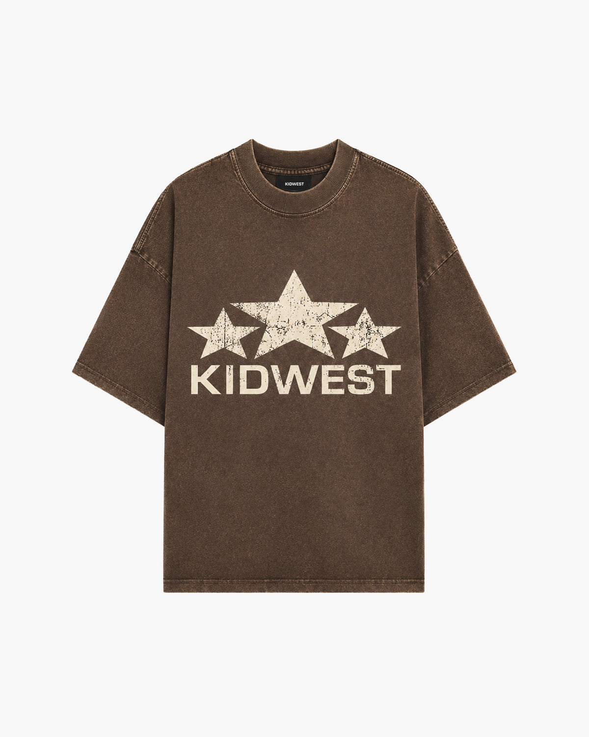 WESTSTARS T-SHIRT - WASHED BROWN
