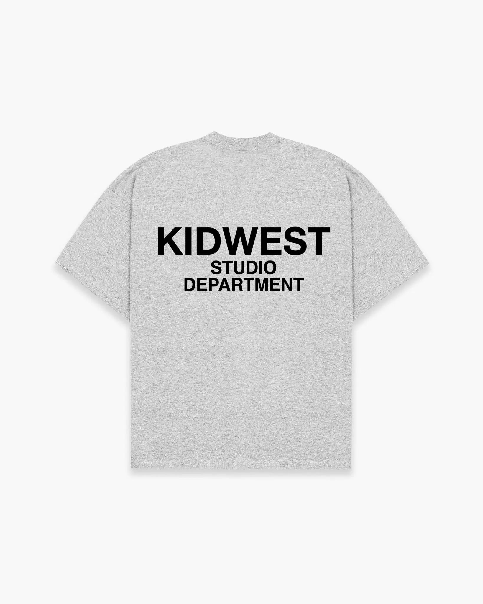 STUDIO DEPT. T - SHIRT - GREY MELANGE - KIDWESTClothing