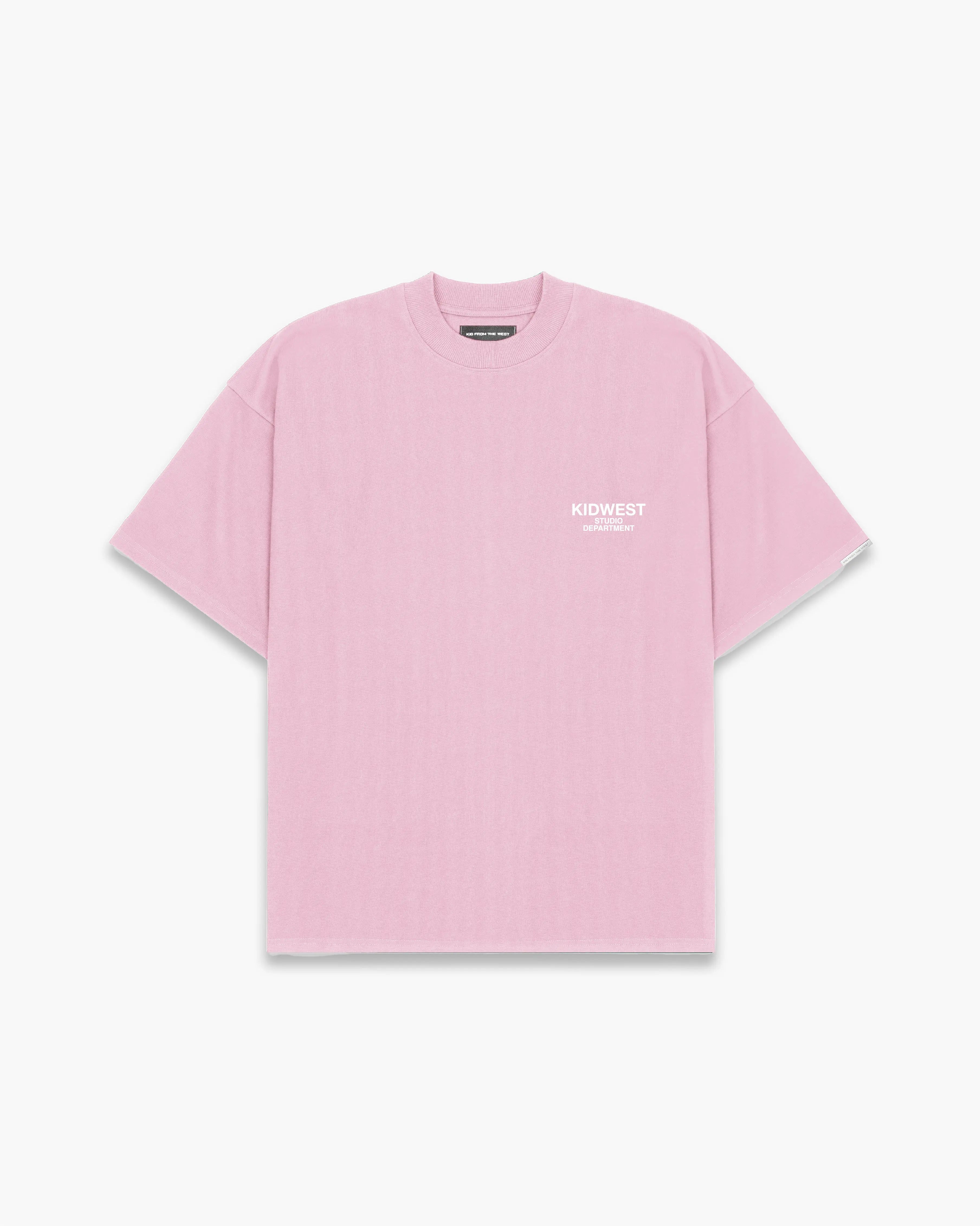 STUDIO DEPT. T-SHIRT - WASHED PINK KID FROM THE WEST