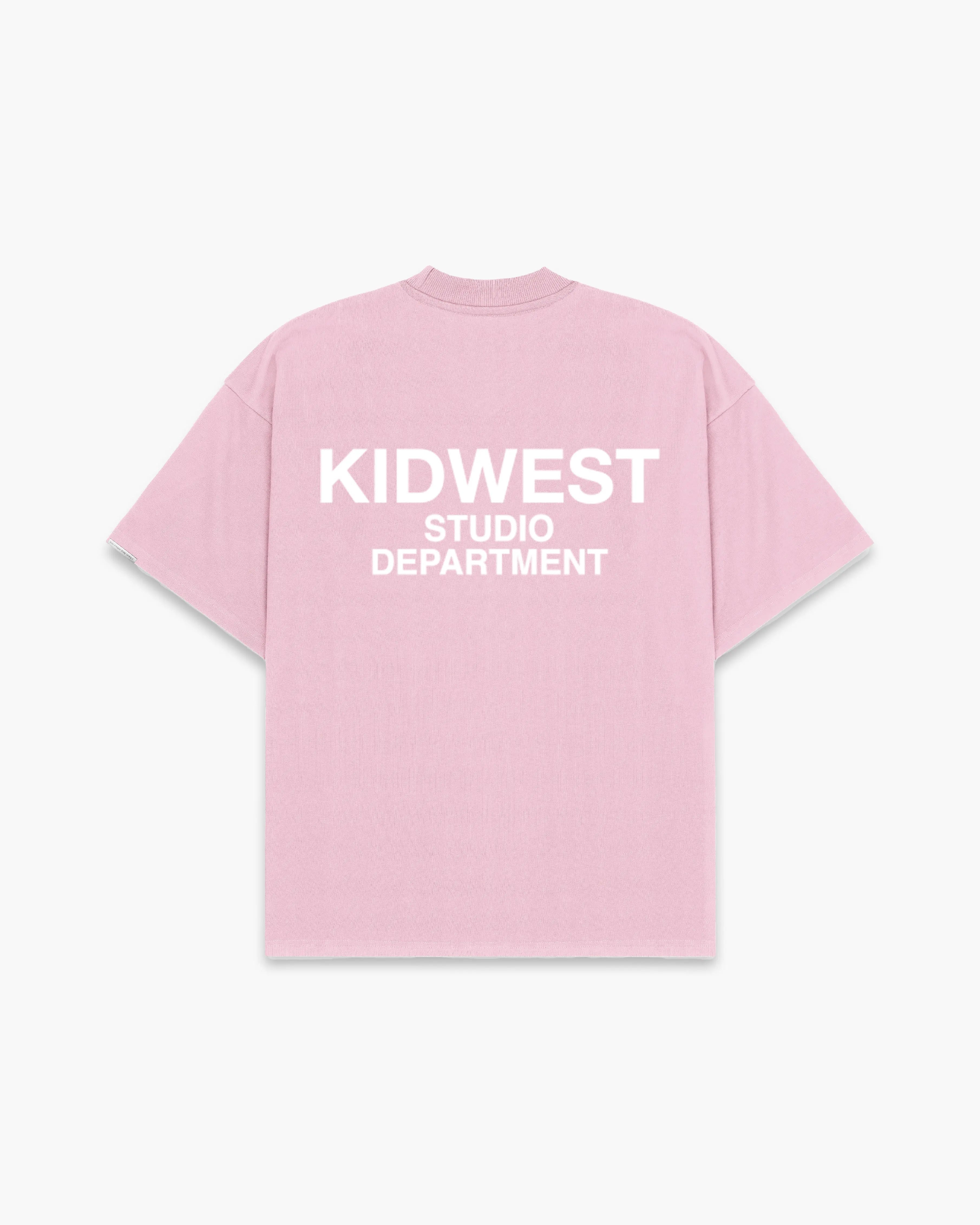 STUDIO DEPT. T-SHIRT - WASHED PINK KID FROM THE WEST
