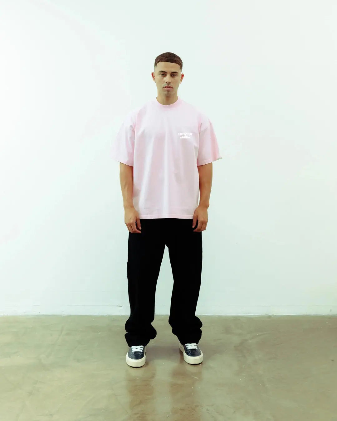 STUDIO DEPT. T-SHIRT - WASHED PINK KID FROM THE WEST