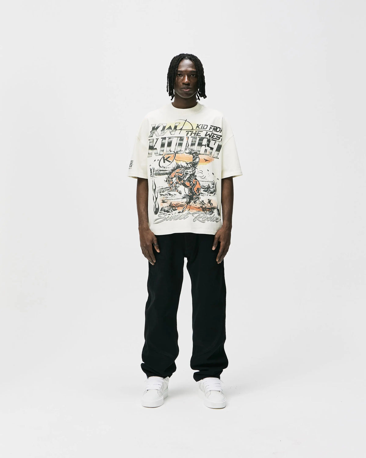 SUNSET RODEO T-SHIRT - VINTAGE WHITE