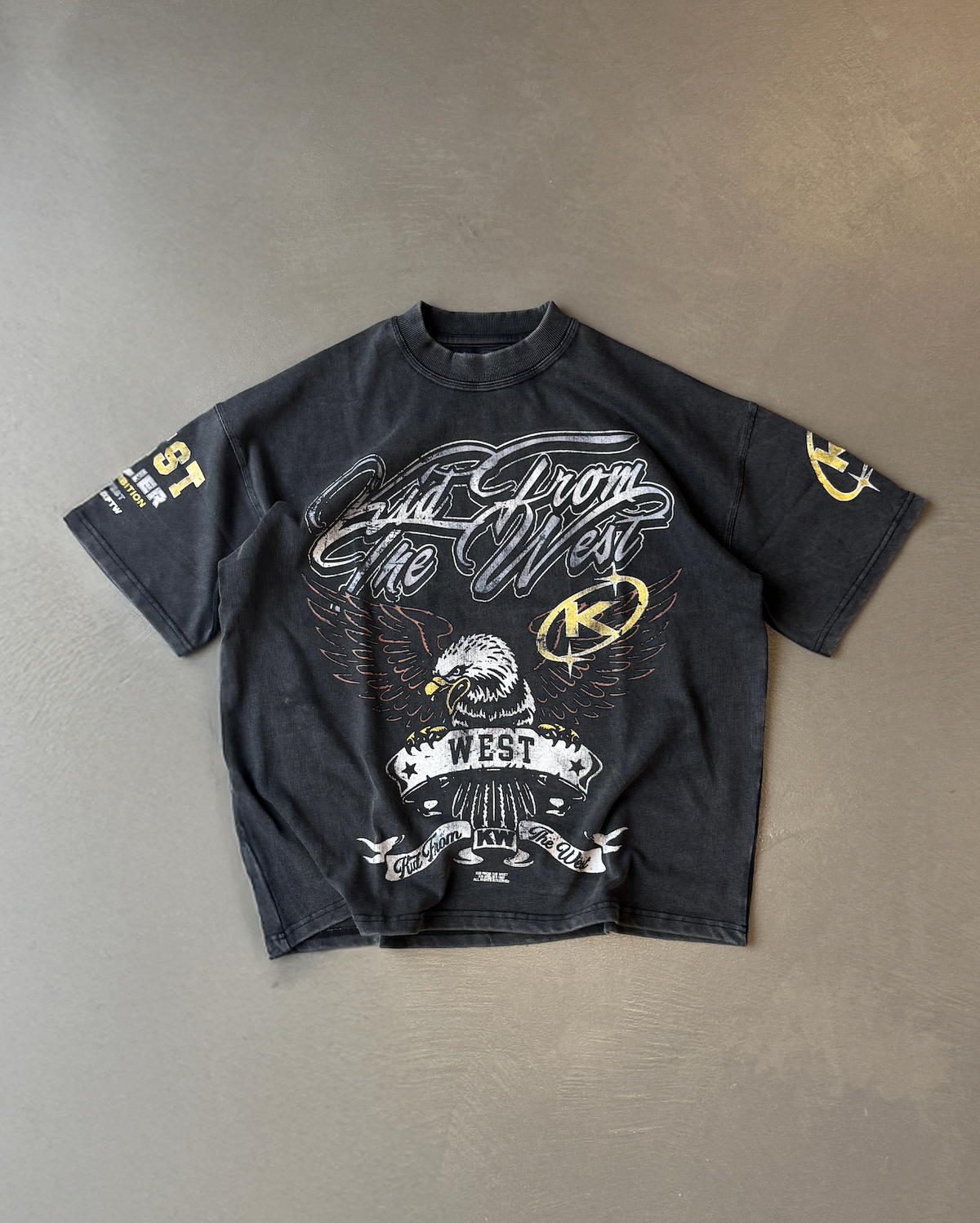 WEST EXHIBITION T-SHIRT - VINTAGE BLACK