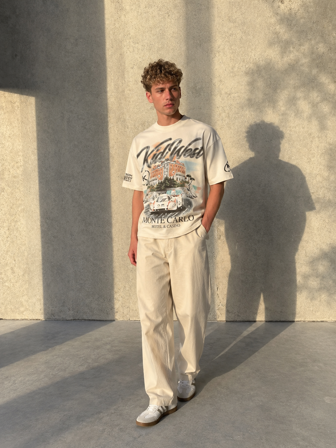MONTE CARLO T-SHIRT - VINTAGE WHITE