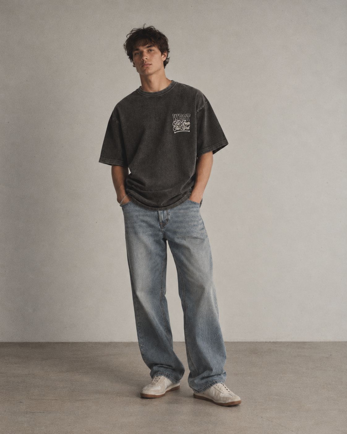 WESTBORN T-SHIRT - WASHED BLACK