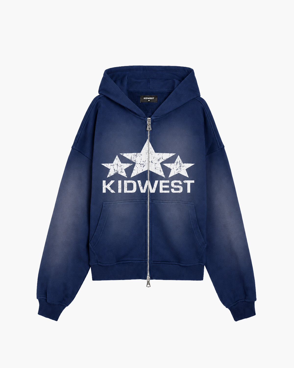 WESTSTARS ZIPPER HOODIE - SUN FADED NAVY