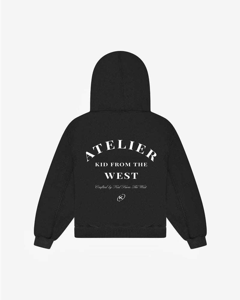 ATELIER HOODIE - BLACK - KIDWEST™