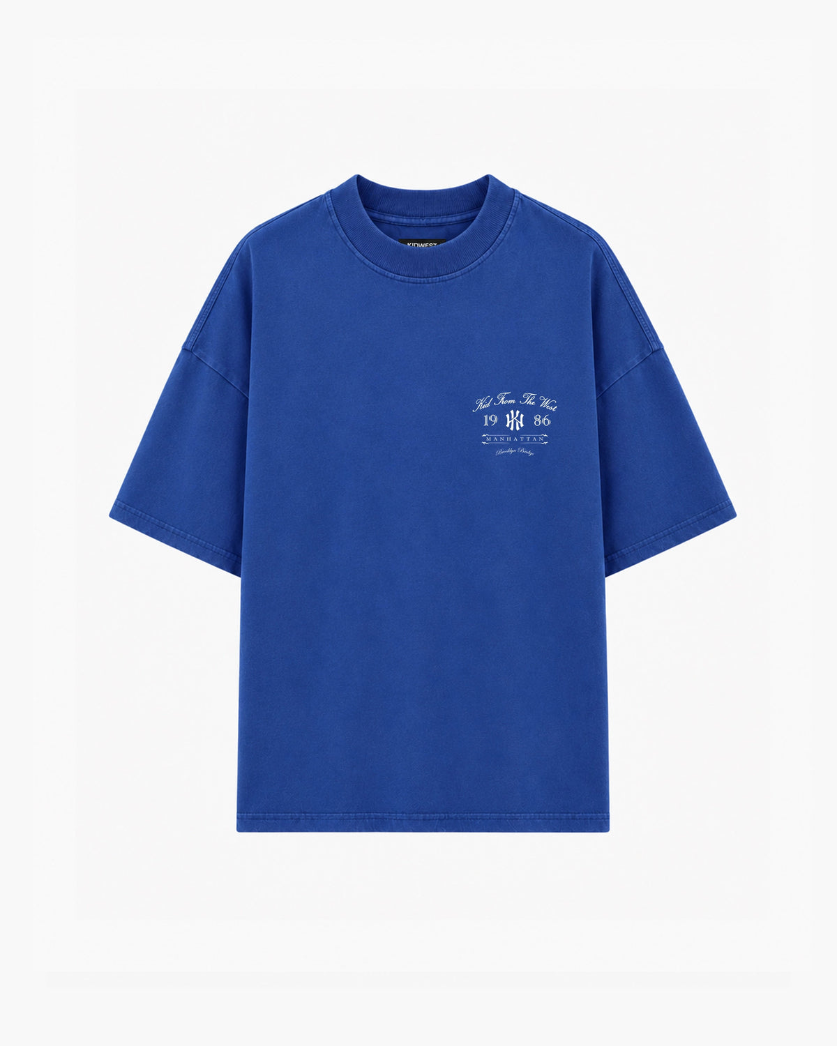 MANHATTAN T-SHIRT - COBALT BLUE