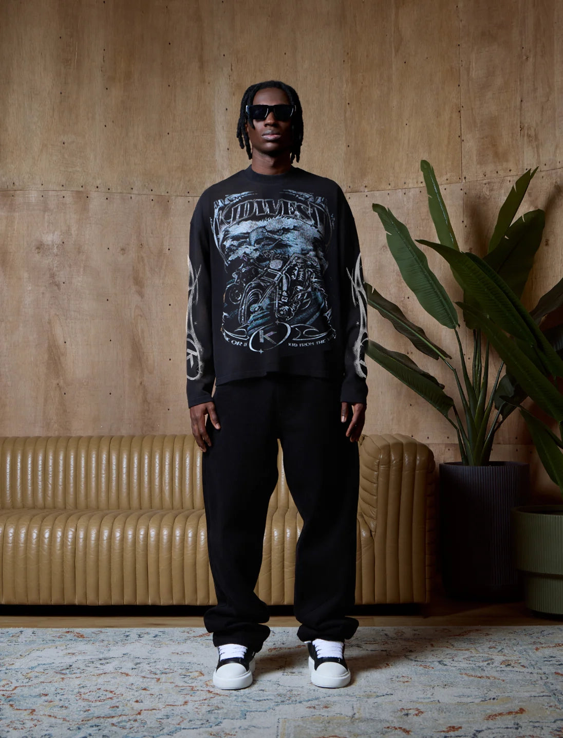 RIDE OR DIE LONGSLEEVE - SUN FADED BLACK