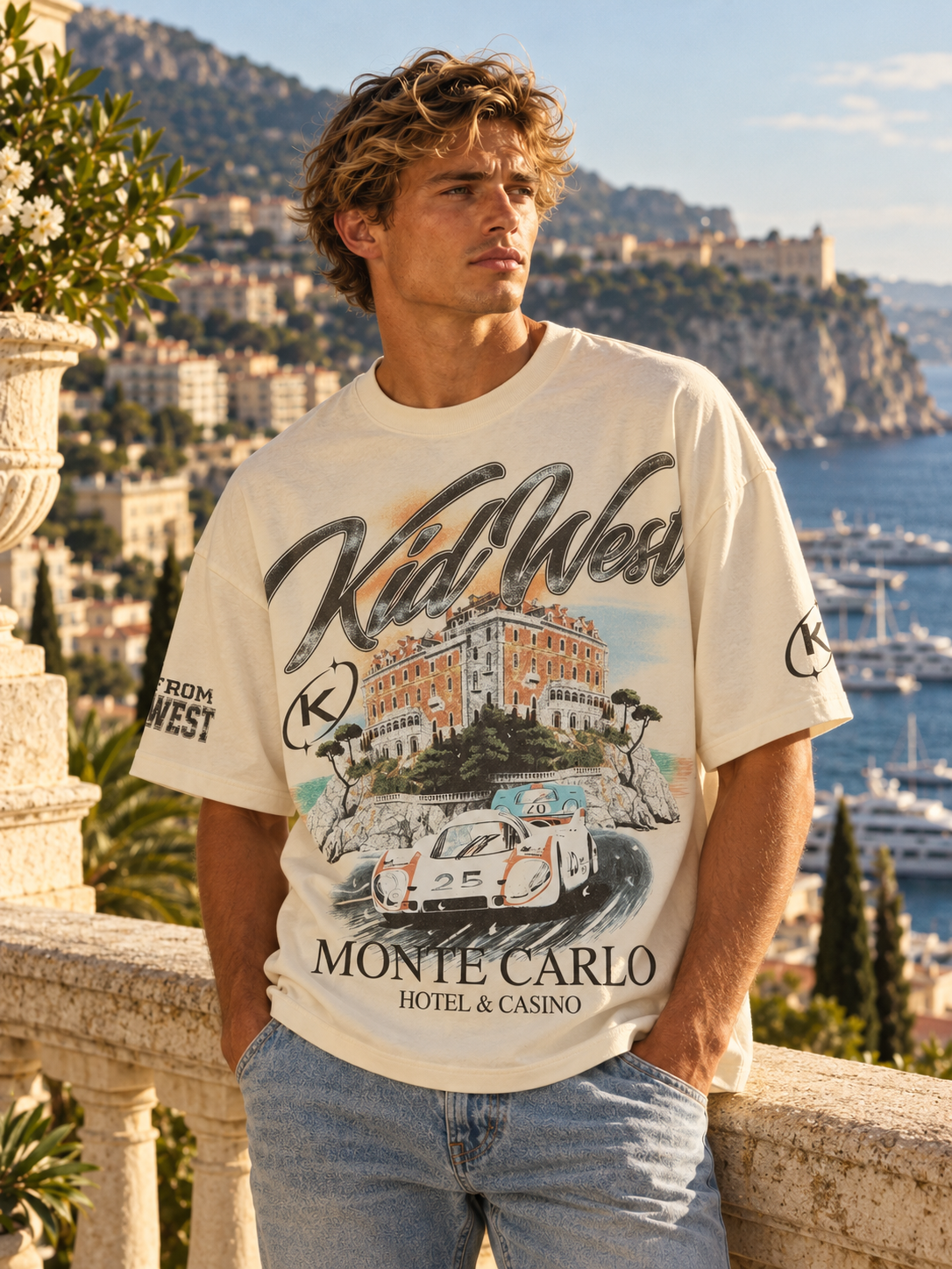 MONTE CARLO T-SHIRT - VINTAGE WHITE