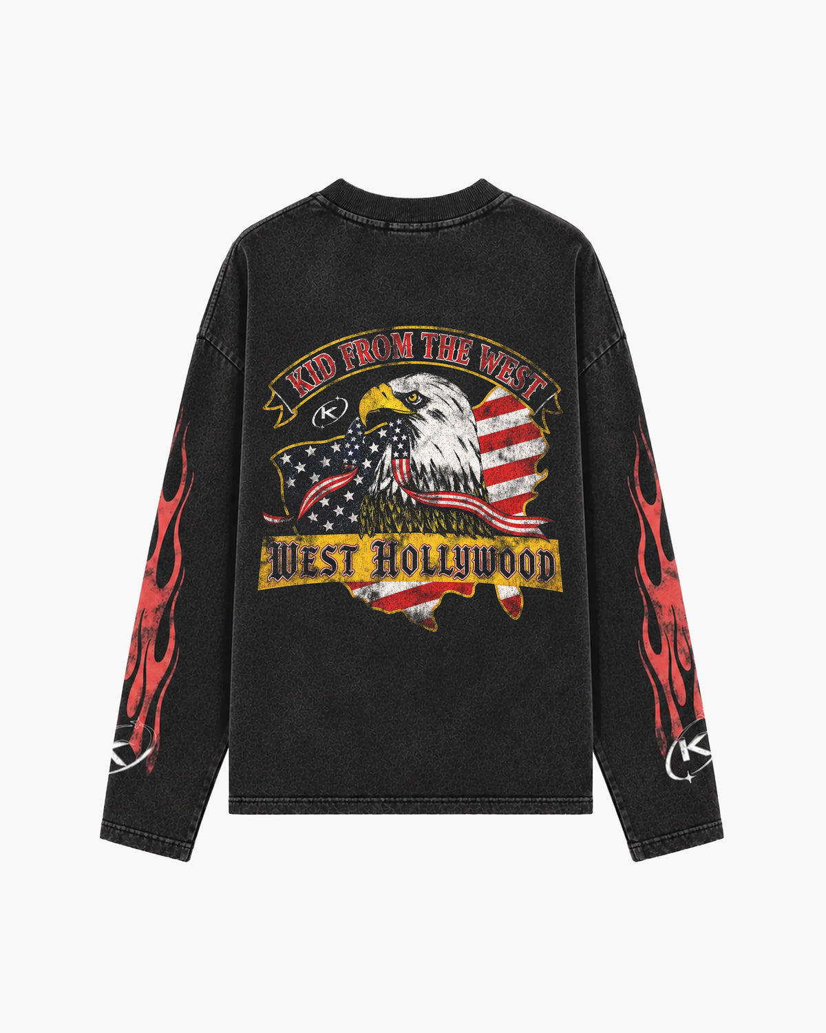 WEST HOLLYWOOD LONGSLEEVE - VINTAGE BLACK