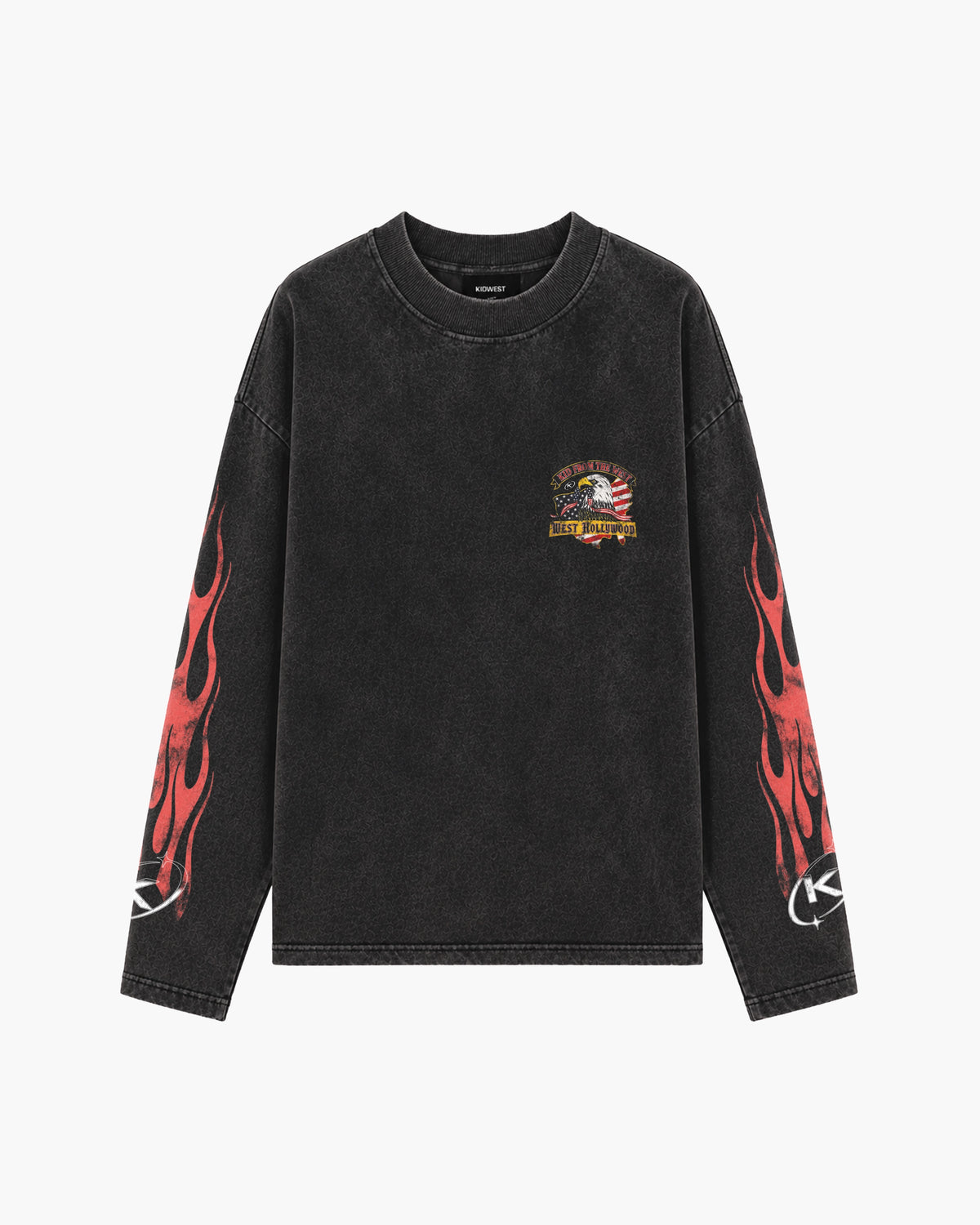 WEST HOLLYWOOD LONGSLEEVE - VINTAGE BLACK
