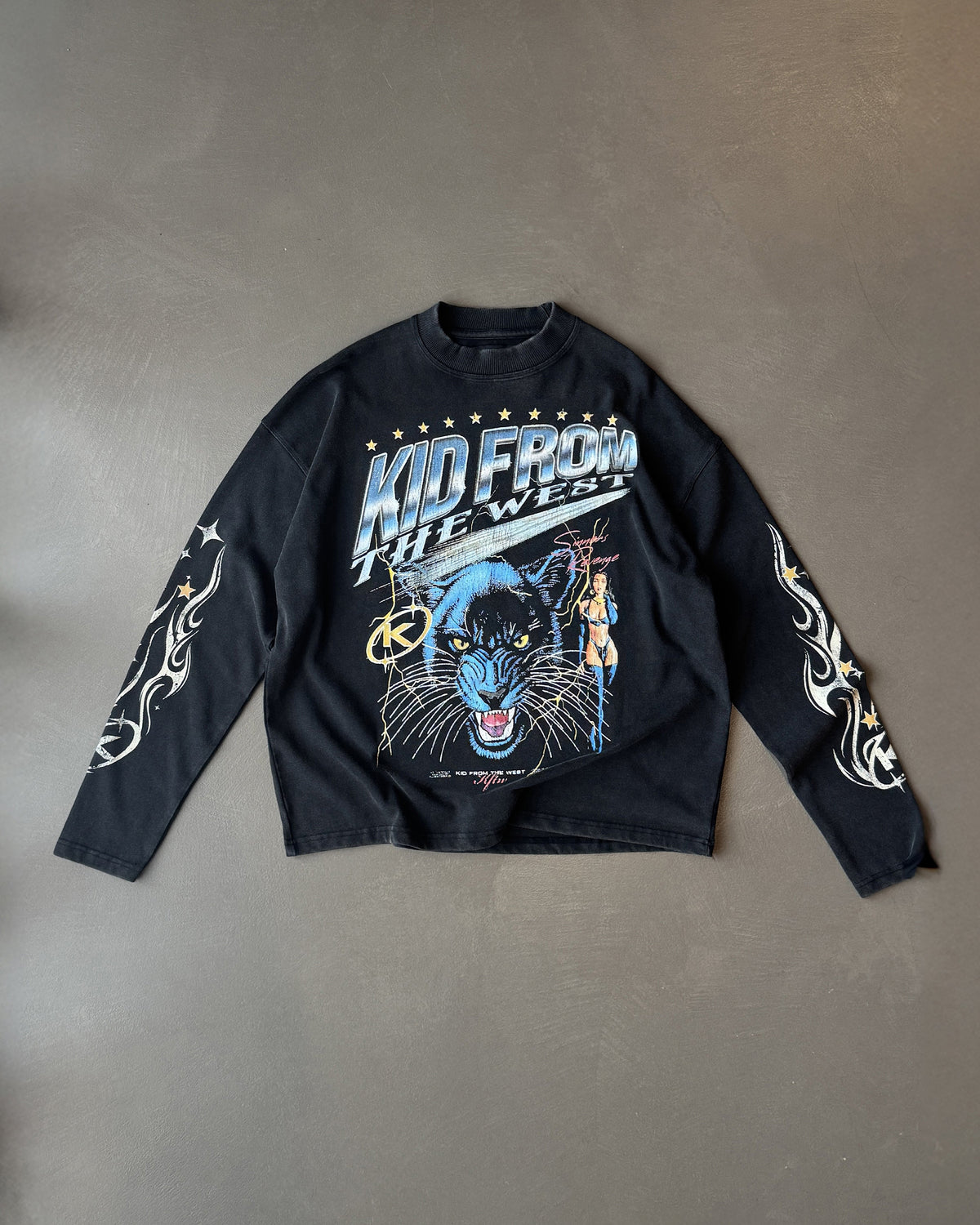 REVENGE LONGSLEEVE - VINTAGE BLACK