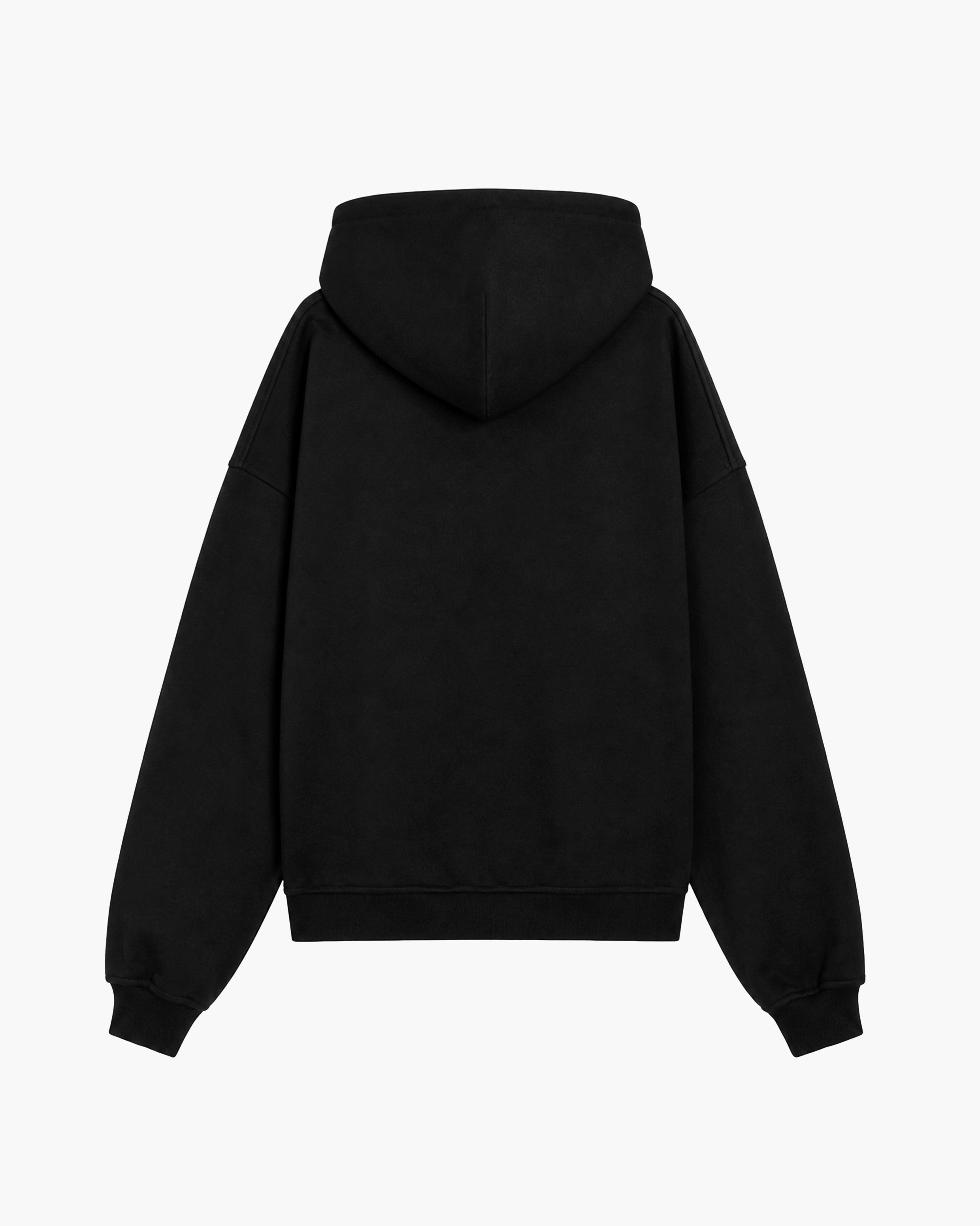 ST. LOUIS ZIPPER HOODIE - BLACK KID FROM THE WEST