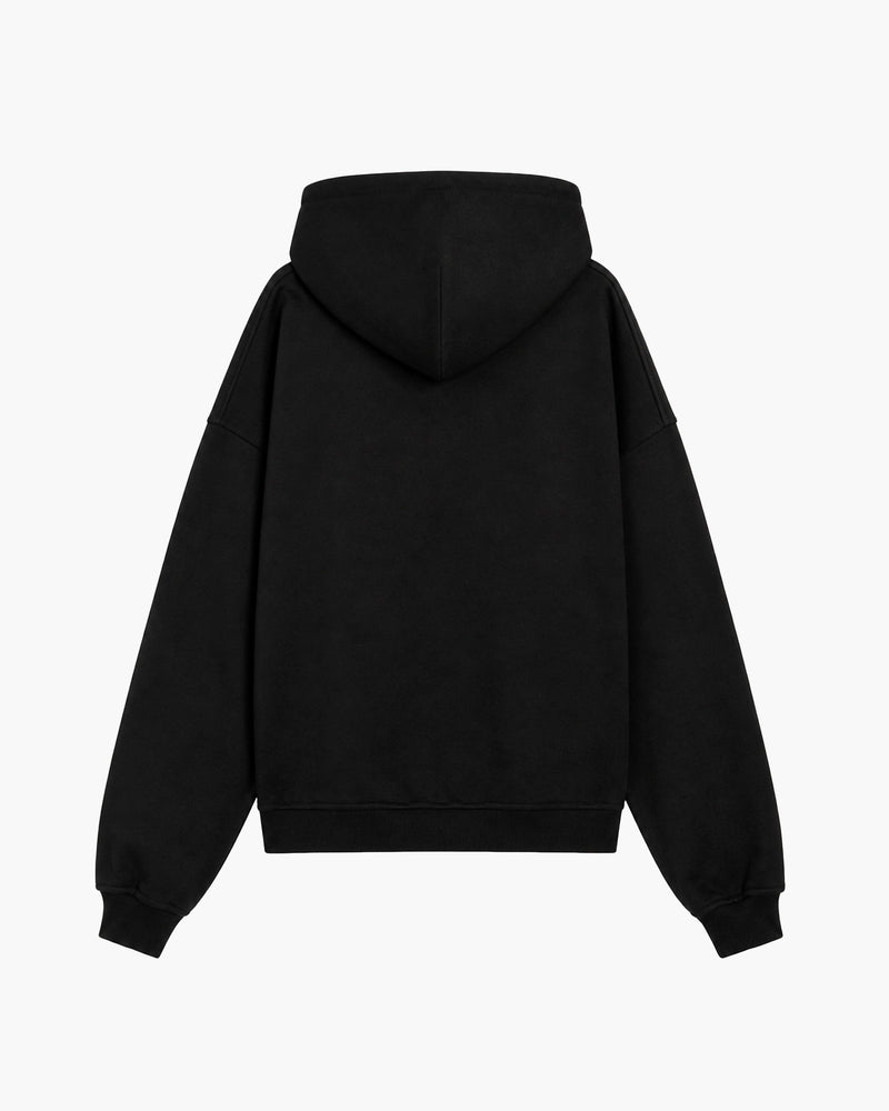 ST. LOUIS ZIPPER HOODIE - BLACK KID FROM THE WEST